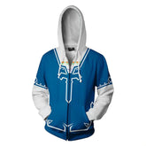 Unisex Link Hoodies The Legend of Zelda Breath of The Wild Zip Up 3D Print Jacket Sweatshirt - INSWEAR